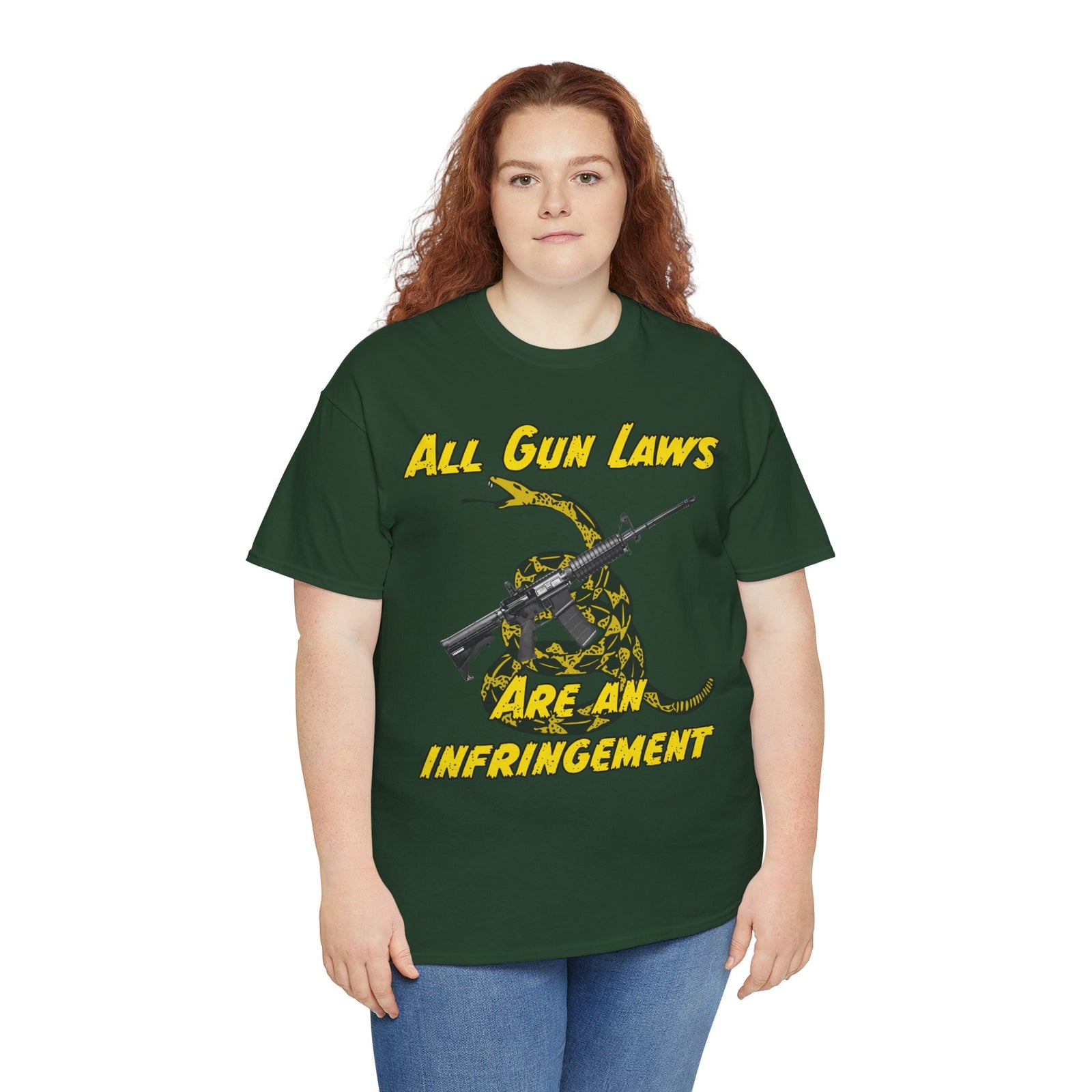 Judge Nap: All Gun Laws Are Infringements AR15 Gadsden T-Shirt