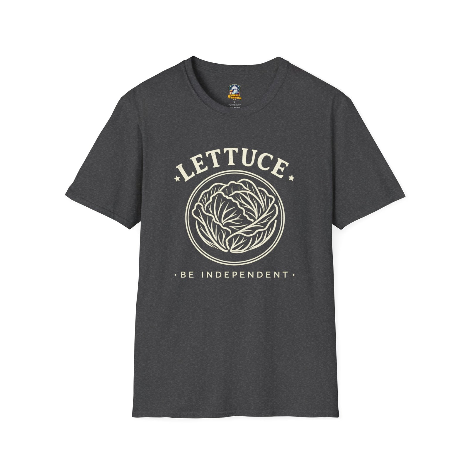 Lettuce Be Independent T-Shirt — Vintage Plant Graphic Tee