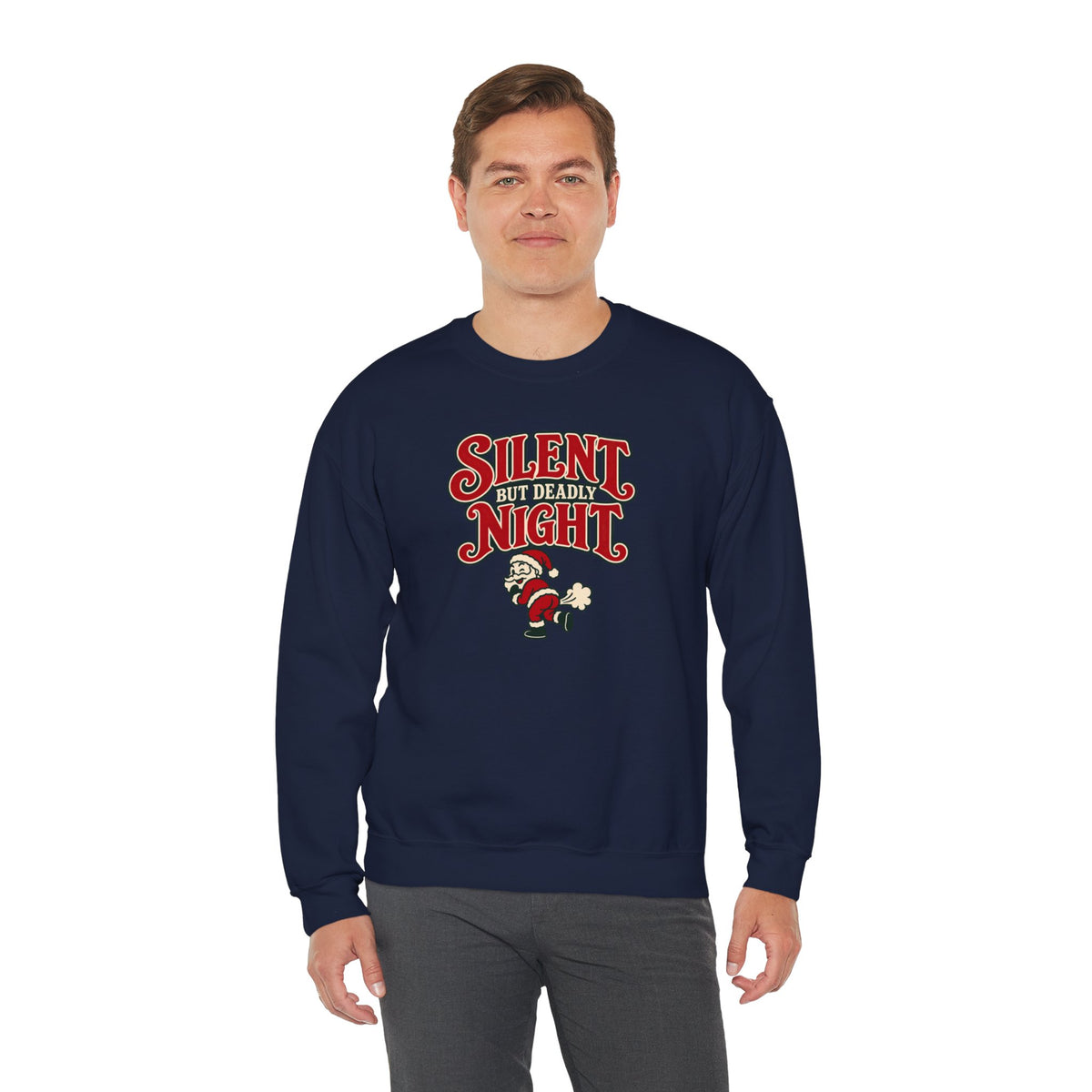 Silent But Deadly Night Sweatshirt - 4LibertyShop.com