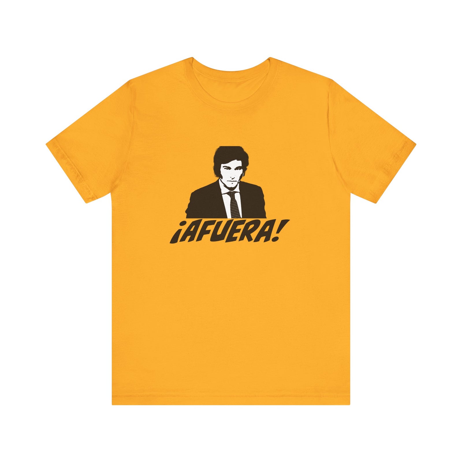 Walton & Johnson: Afuera! Javier Milei Unisex Jersey Tee