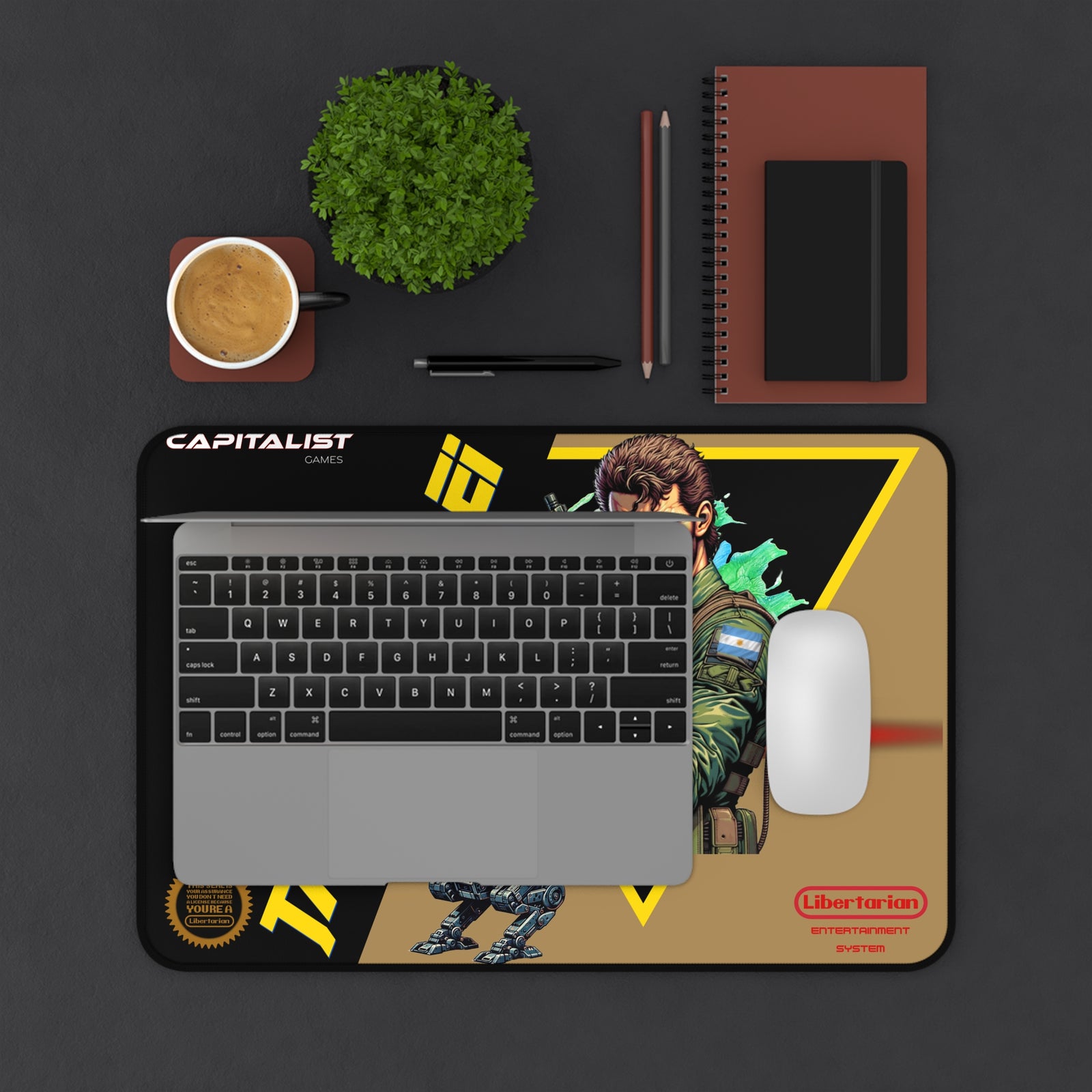 Javier Milei: Capitalist Commando Desk Mat