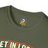 T-Shirt — "Get In Loser, We're Crossing the Delaware" Patriotic Revolutionary War Graphic Tee