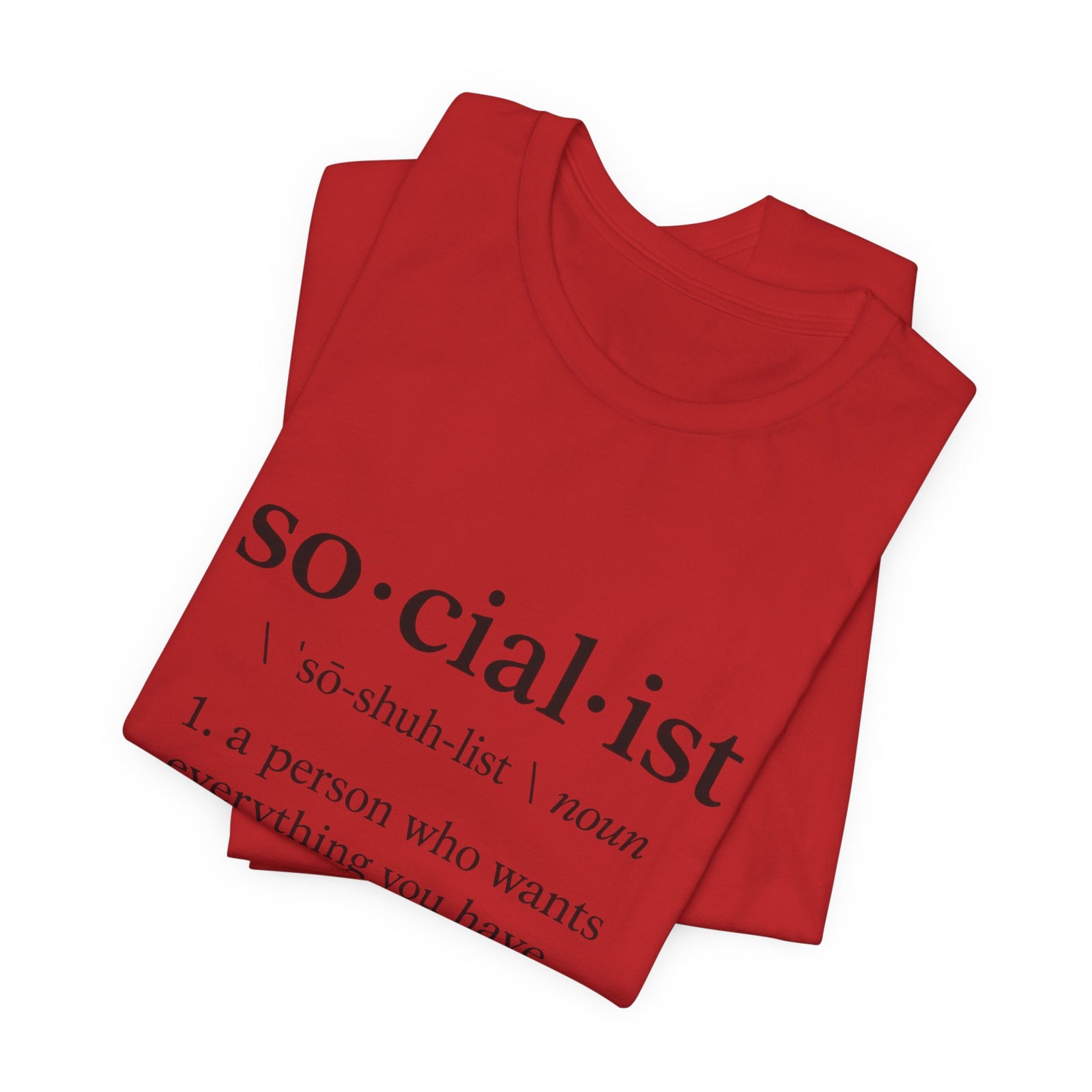 Socialist Definition Tee — 4LibertyShop.com
