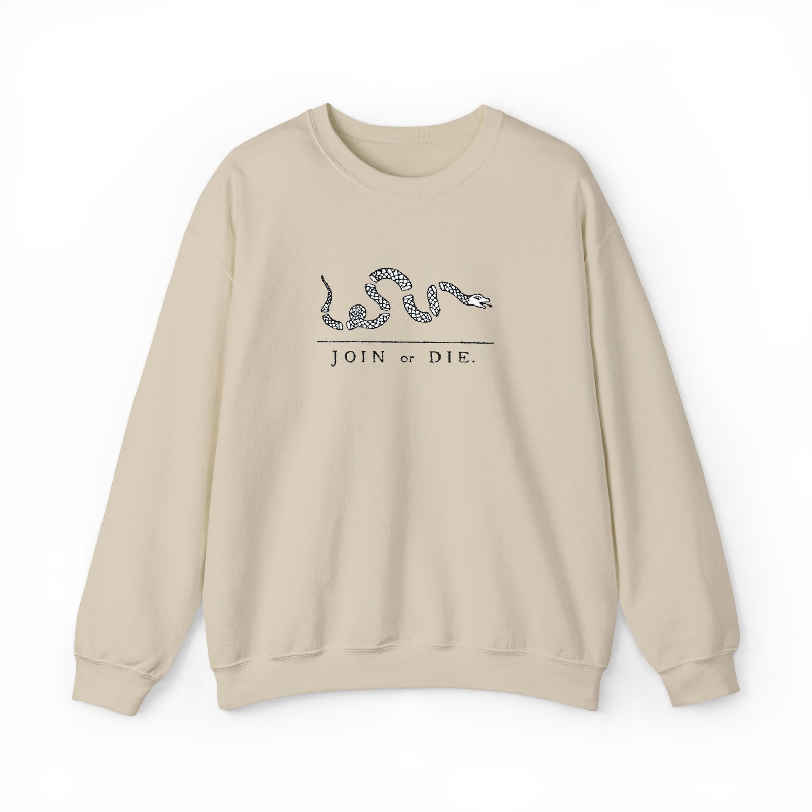 Join or Die Embroidered Sweatshirt