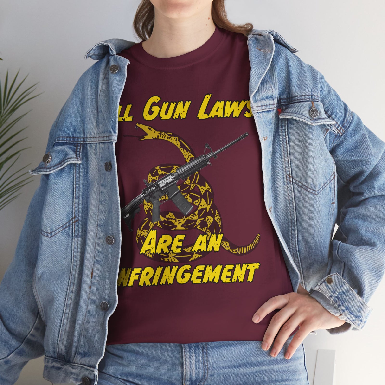 Judge Nap: All Gun Laws Are Infringements AR15 Gadsden T-Shirt