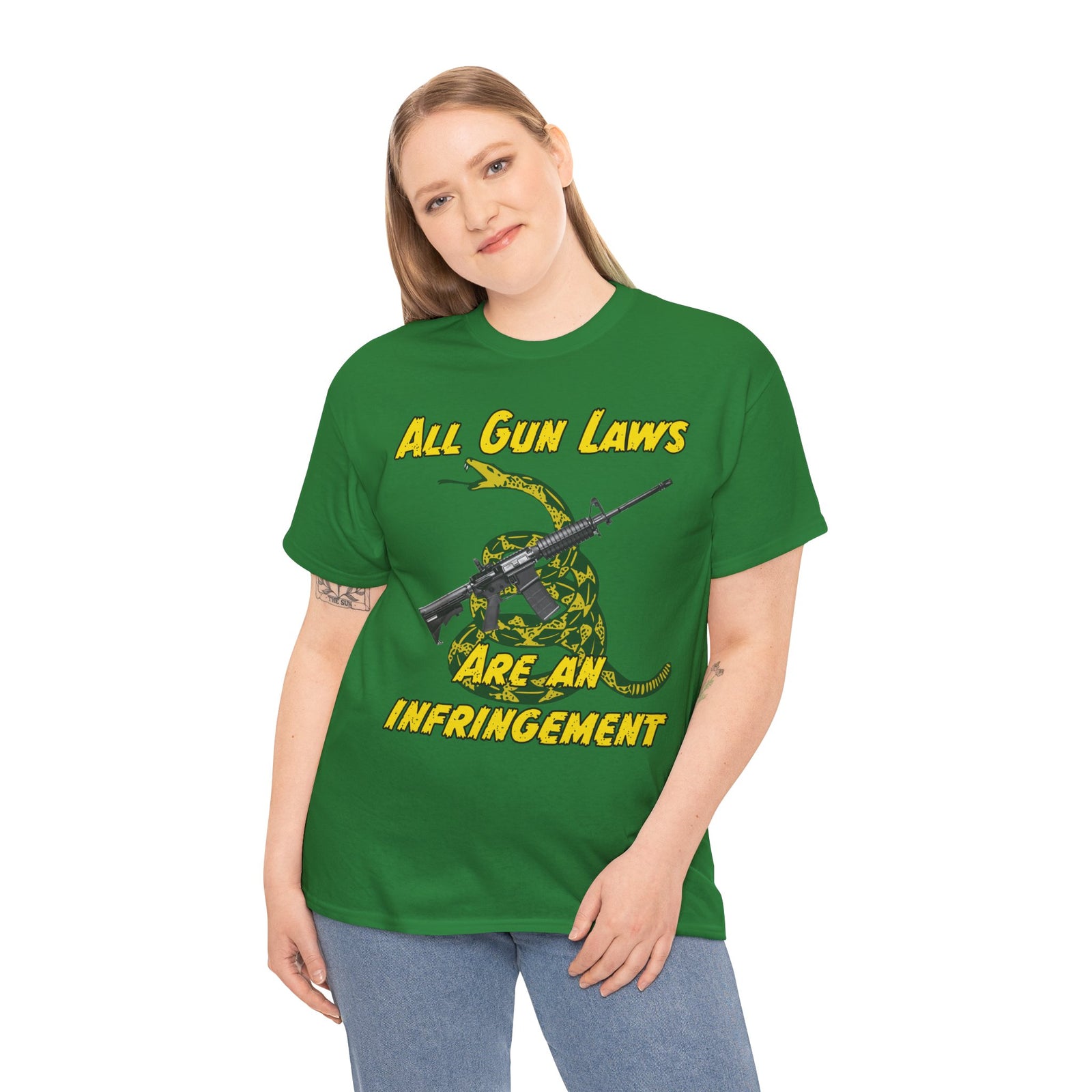 Judge Nap: All Gun Laws Are Infringements AR15 Gadsden T-Shirt