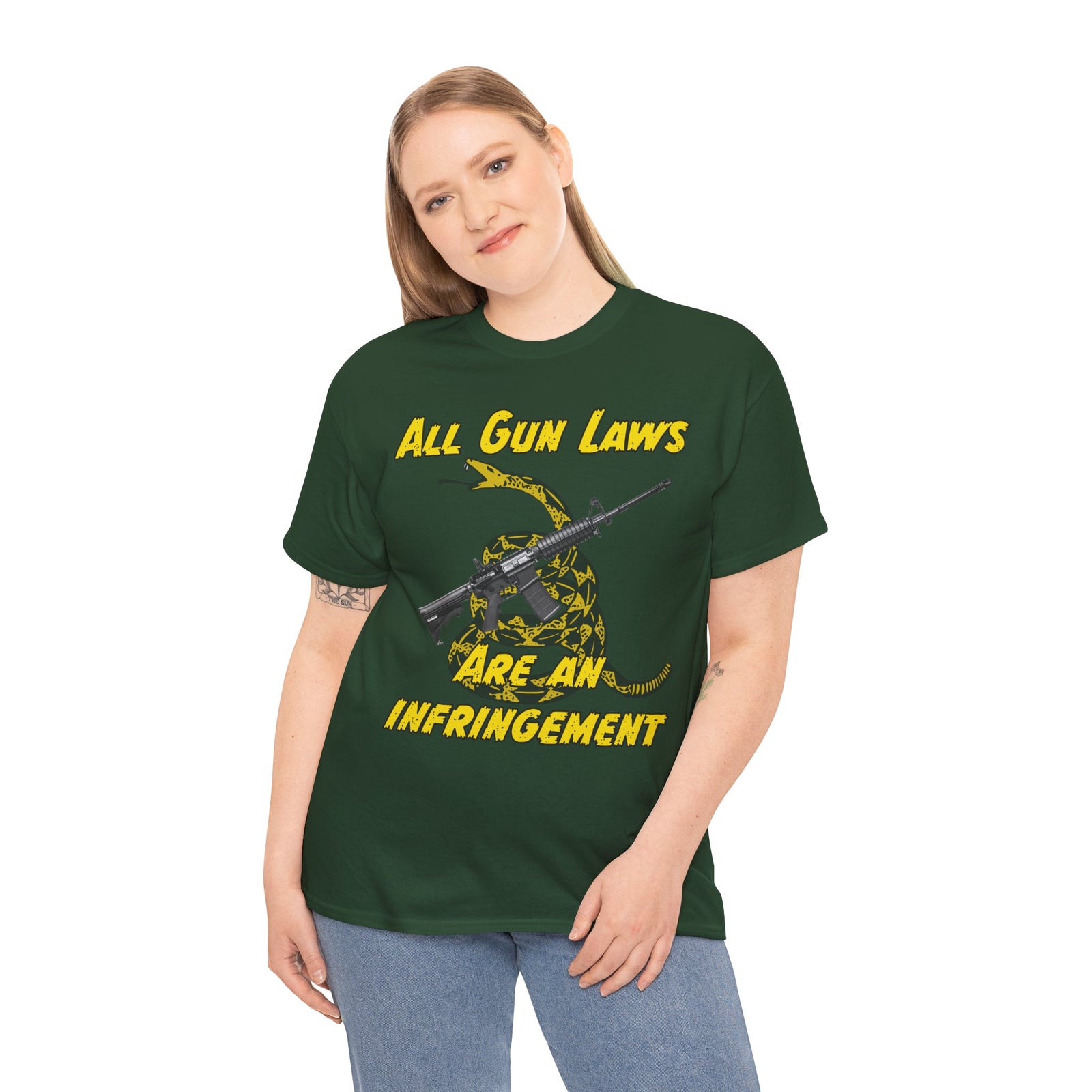 Judge Nap: All Gun Laws Are Infringements AR15 Gadsden T-Shirt