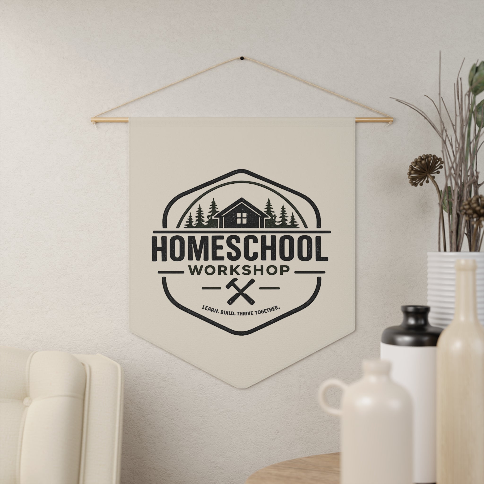 Homeschool Workshop: Workshop Pennant Banner