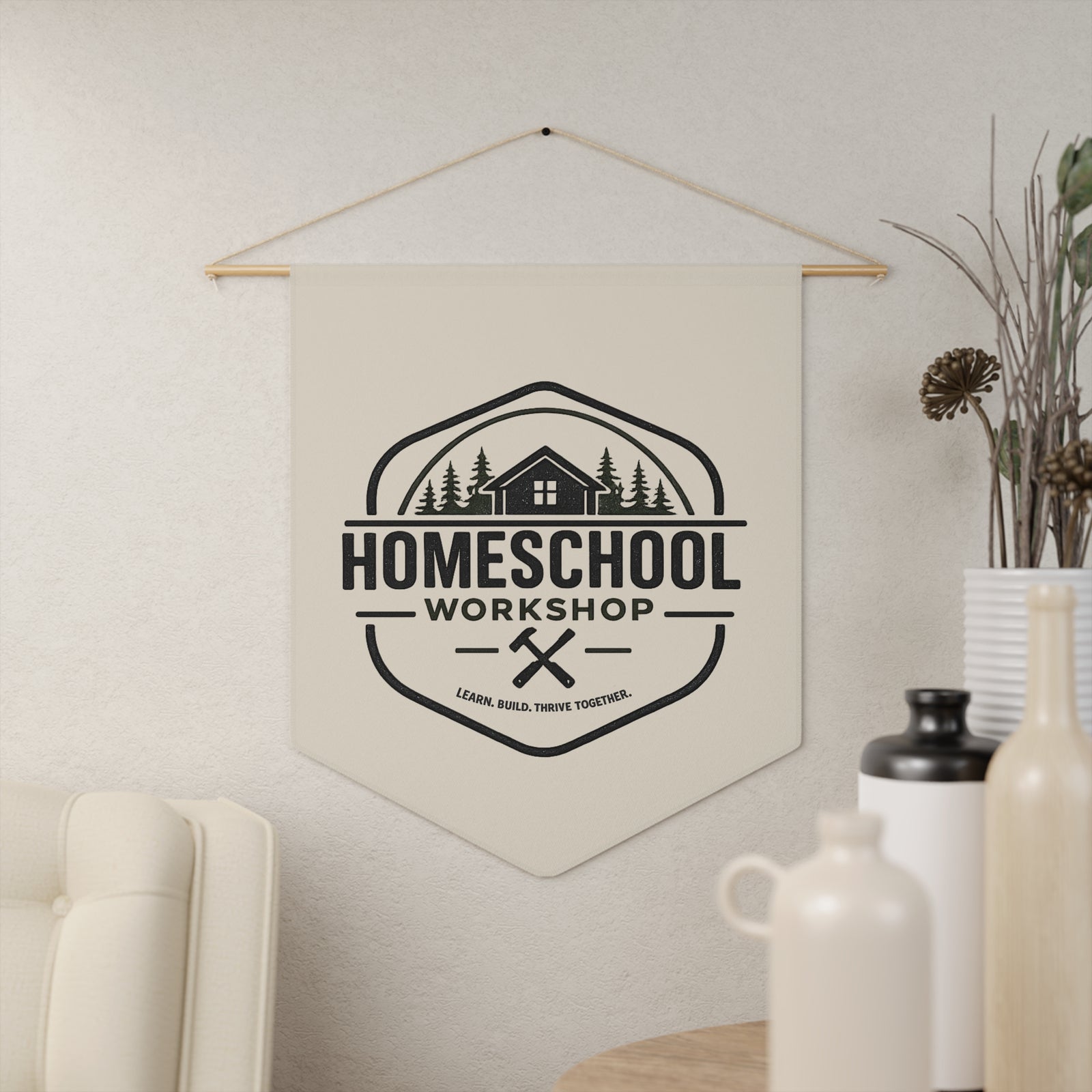 Homeschool Workshop: Workshop Pennant Banner