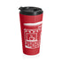 Red Cup Day 'Taxation Is Theft' Travel Mug