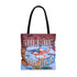 Walton & Johnson: Gulf of America Shark Tote Bag