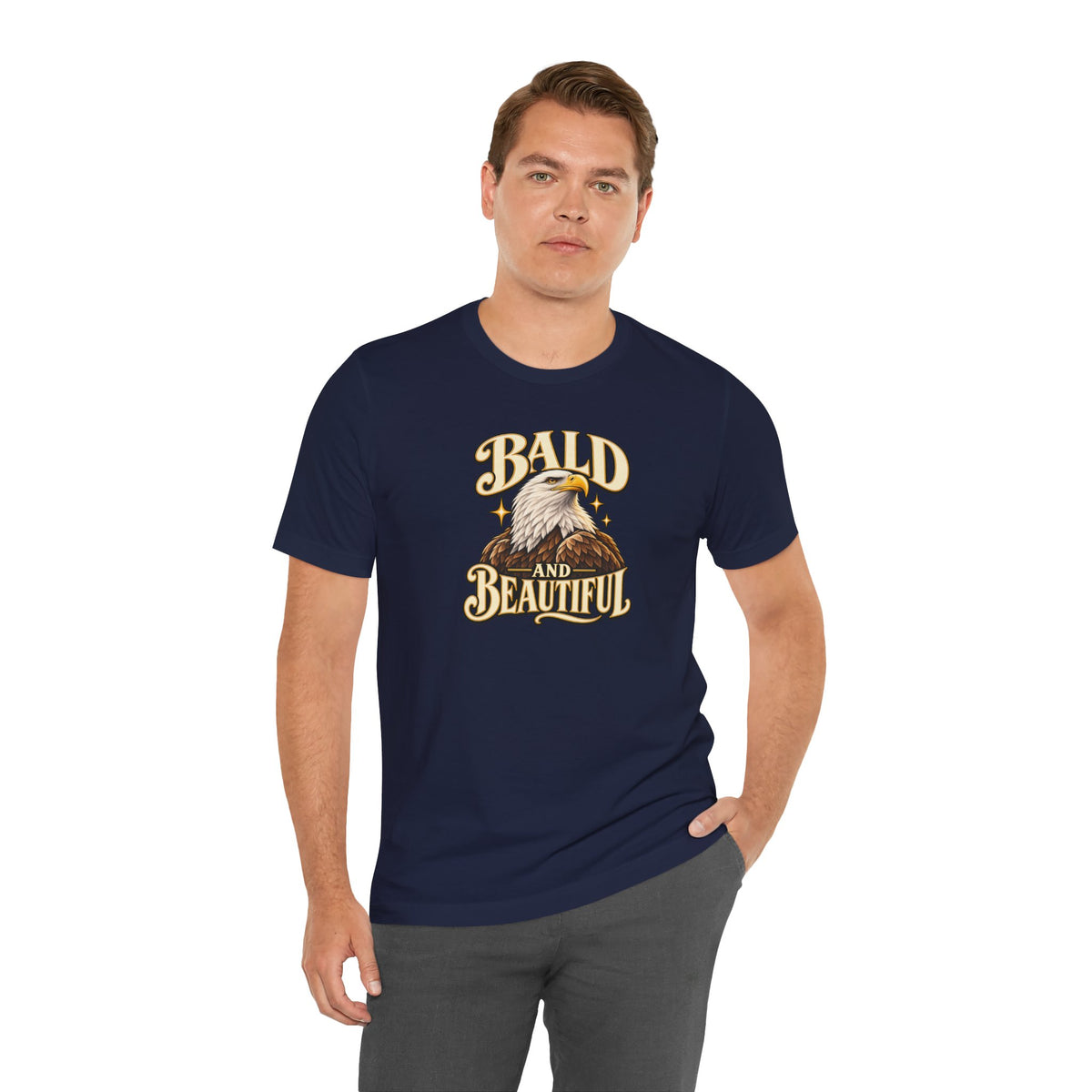 Bald and Beautiful Eagle T-Shirt - 4LibertyShop.com