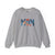 Embroidered Patriotic Mom Crewneck Sweatshirt