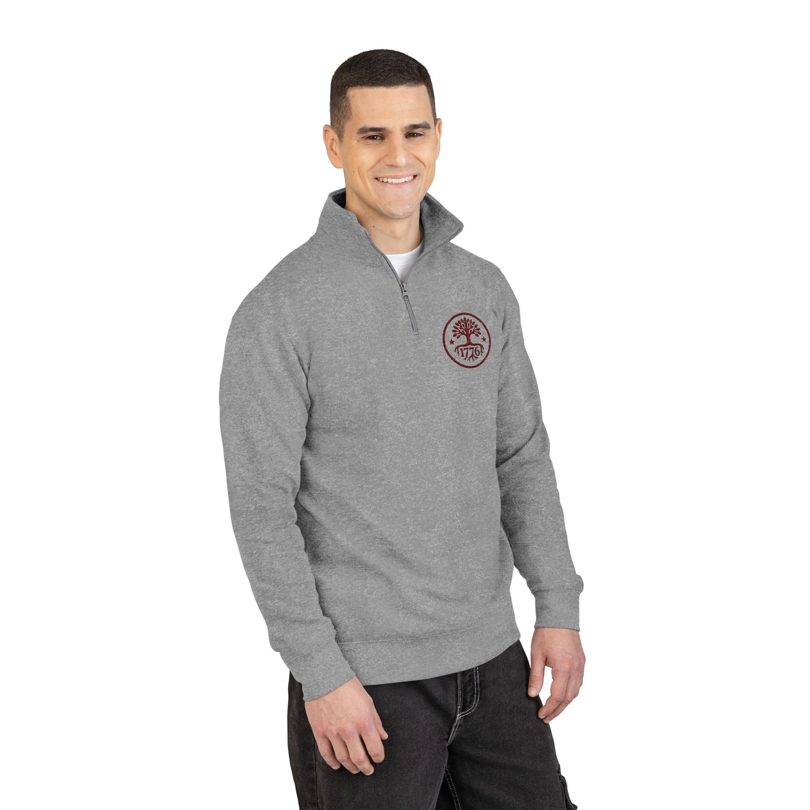 Liberty Roots 1776 Embroidered Fleece Pullover