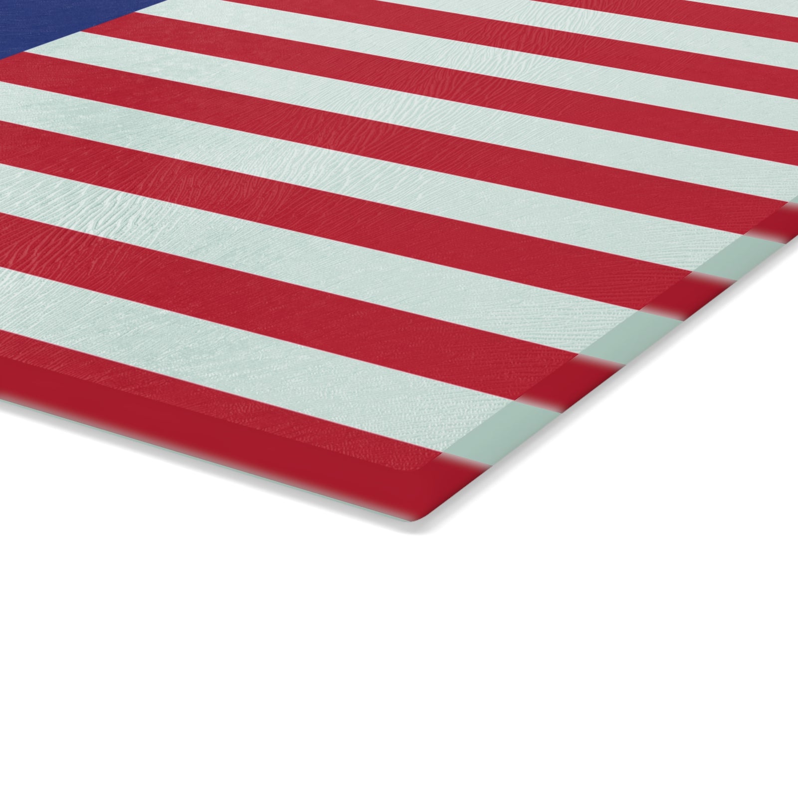 250th Anniversary American Flag Glass Cutting Board — Patriotic Kitchen Decor