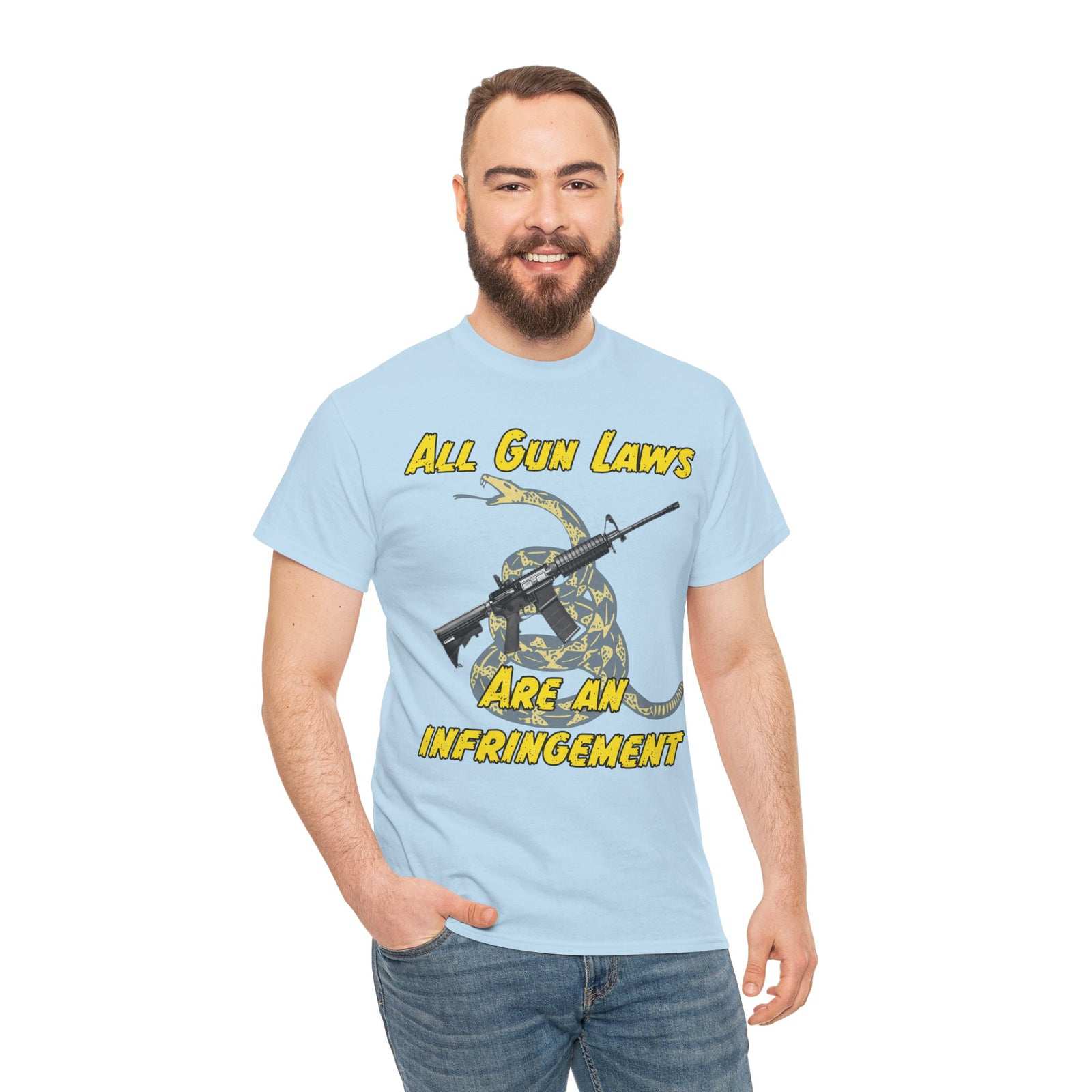 Judge Nap: All Gun Laws Are Infringements AR15 Gadsden T-Shirt