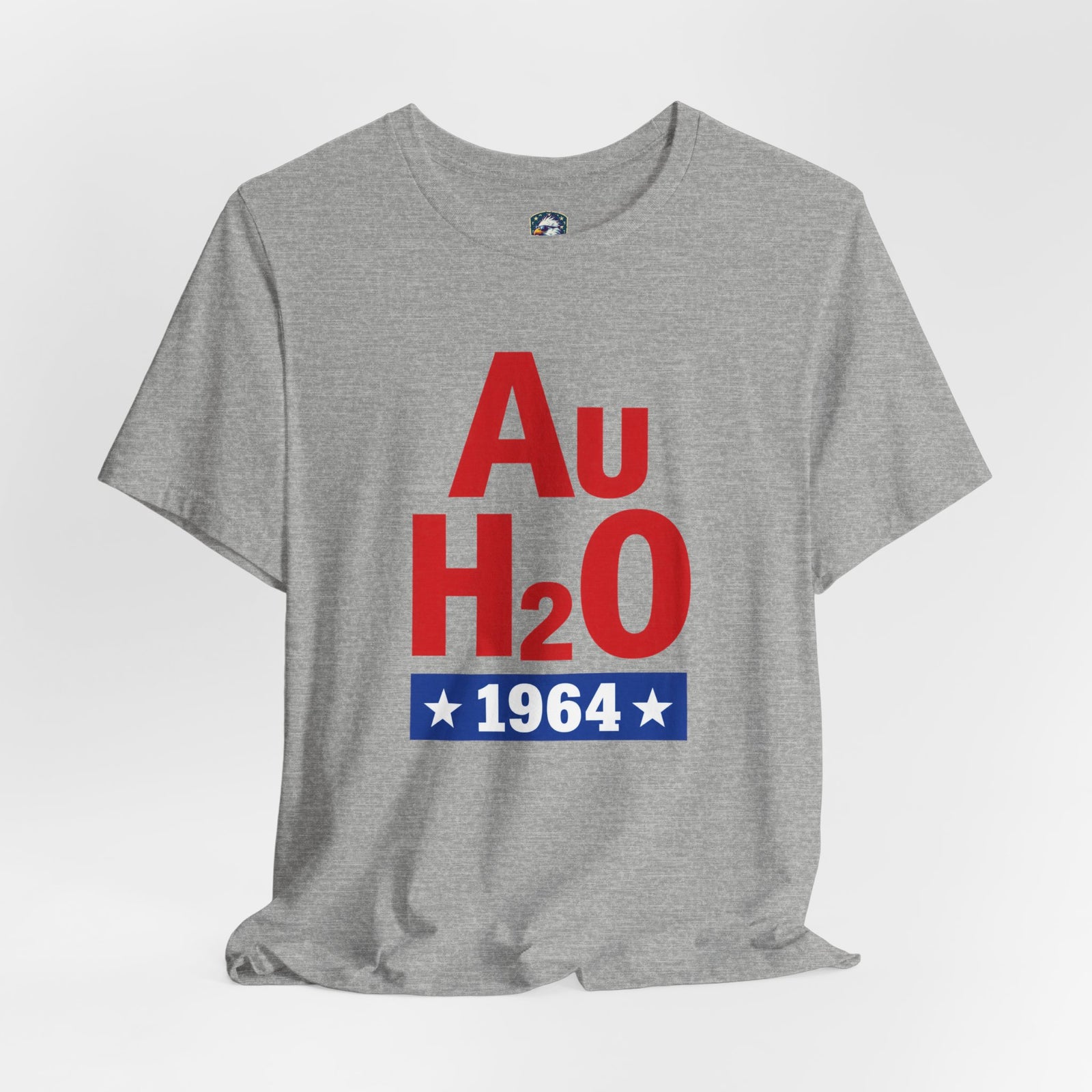 Au H2O 1964 Tee — Barry Goldwater Retro Chemistry Graphic T‑Shirt - 4LibertyShop.com