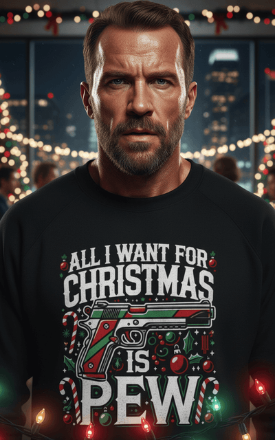 "All I Want for Christmas is Pew" Sweatshirt