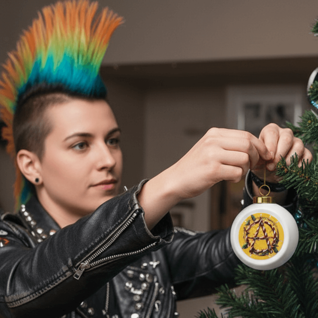 Anarchy Christmas Ornament