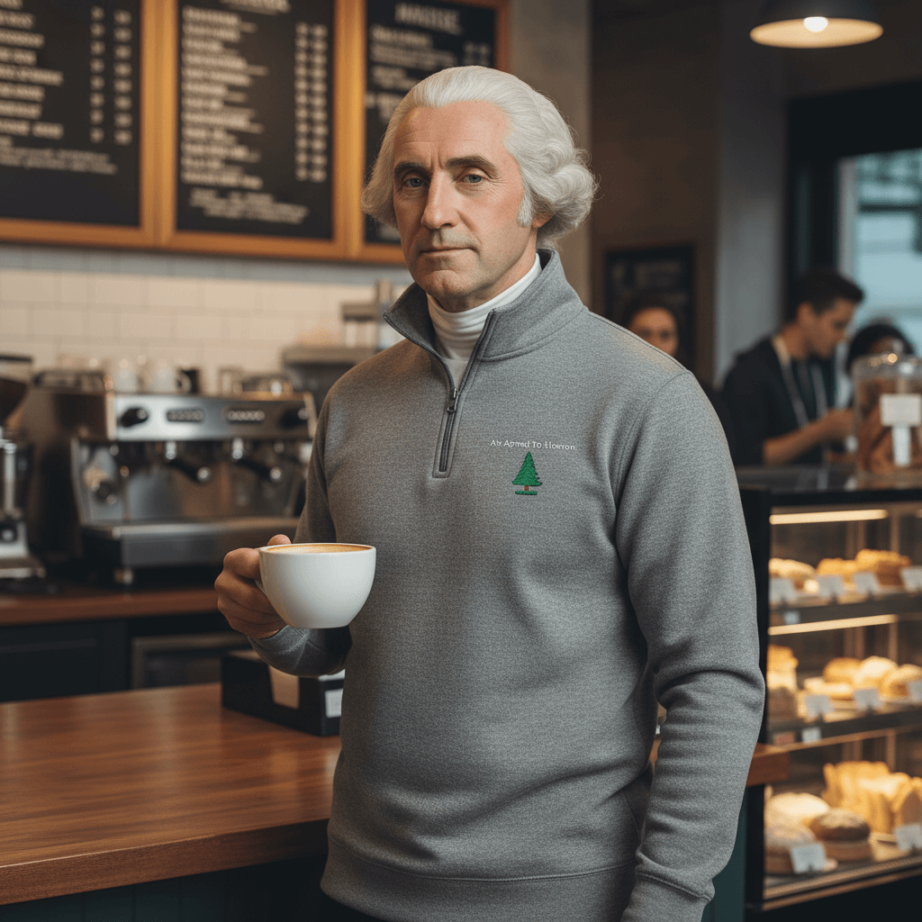 An Appeal To Heaven Embroidered Fleece Pullover