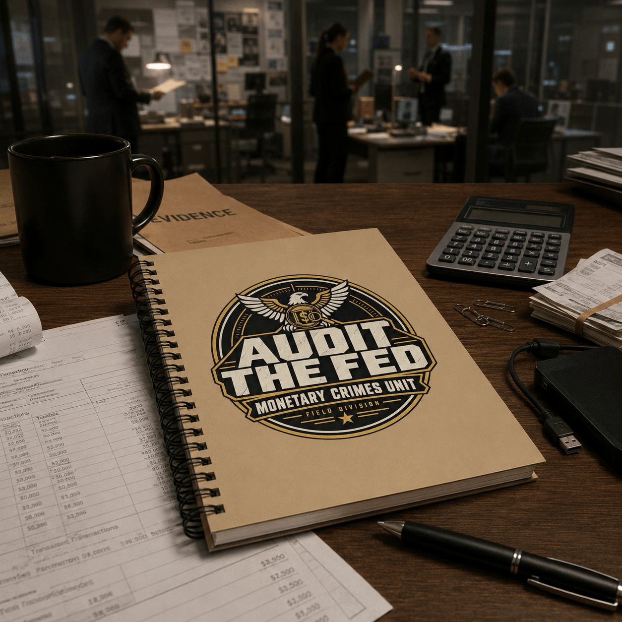 Audit the Fed Spiral Notebook - 4LibertyShop.com