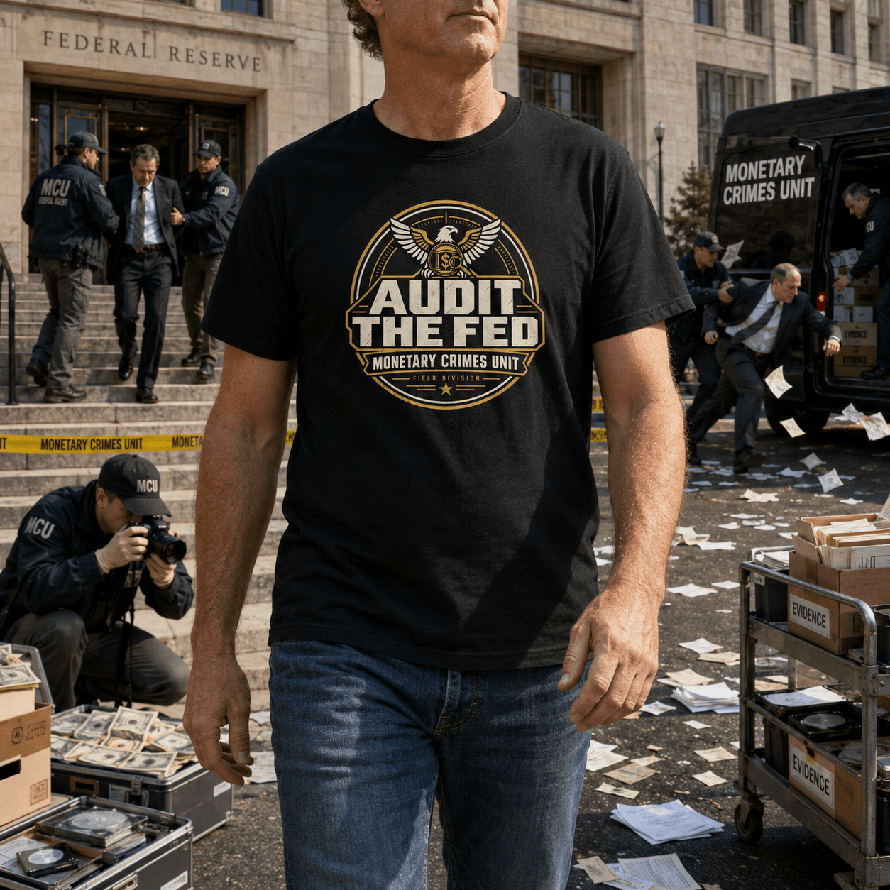 Audit The Fed T-Shirt - 4LibertyShop.com