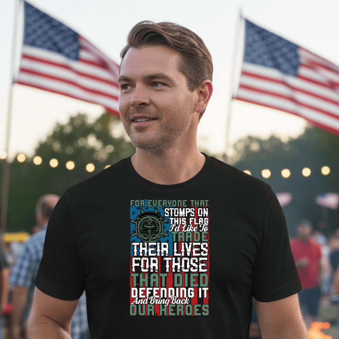 Walton & Johnson: Bring Back Our Heroes T-Shirt