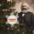Commies Aren't People Pewter Snowflake Ornament