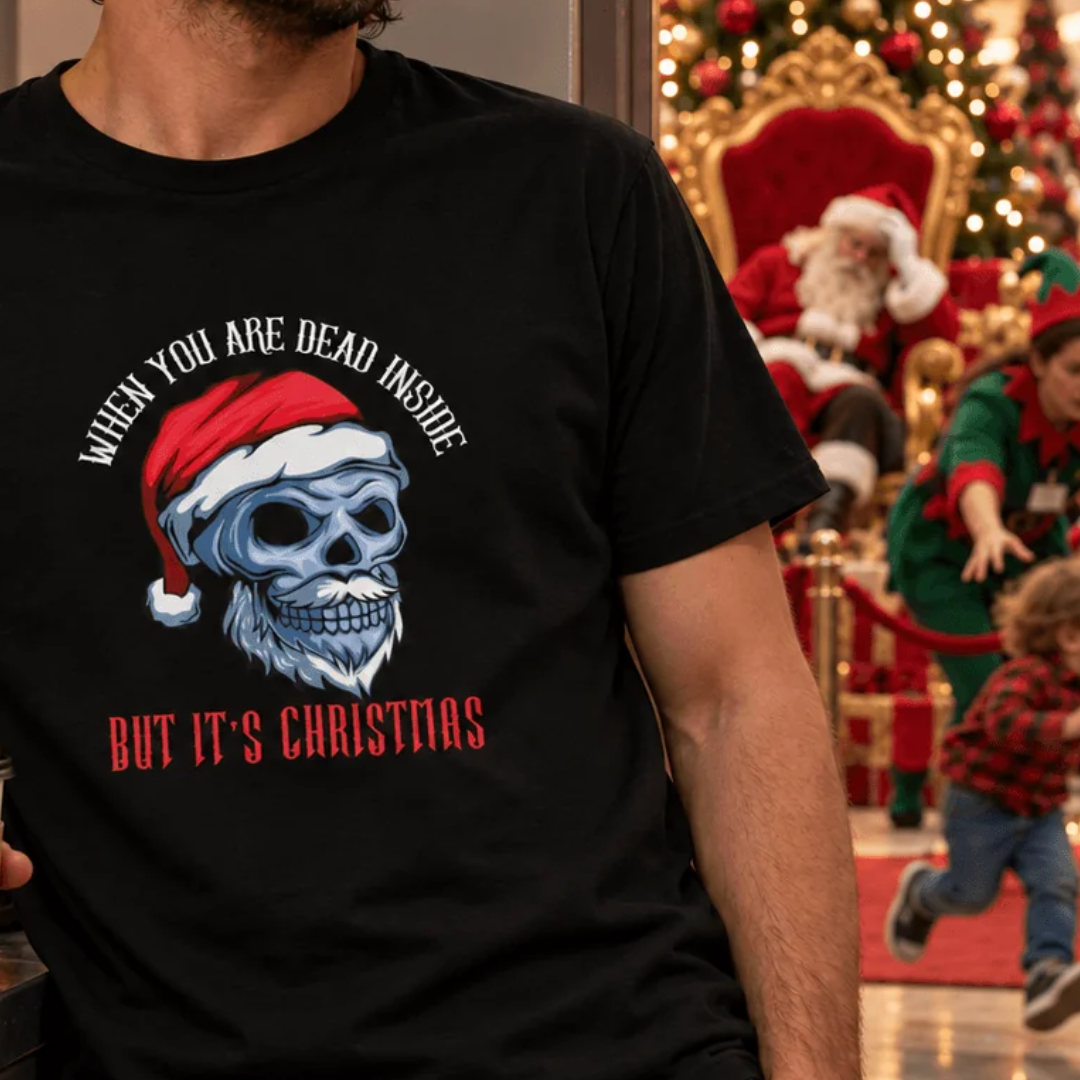 "Dead Inside, But It's Christmas" T-Shirt - 4LibertyShop.com