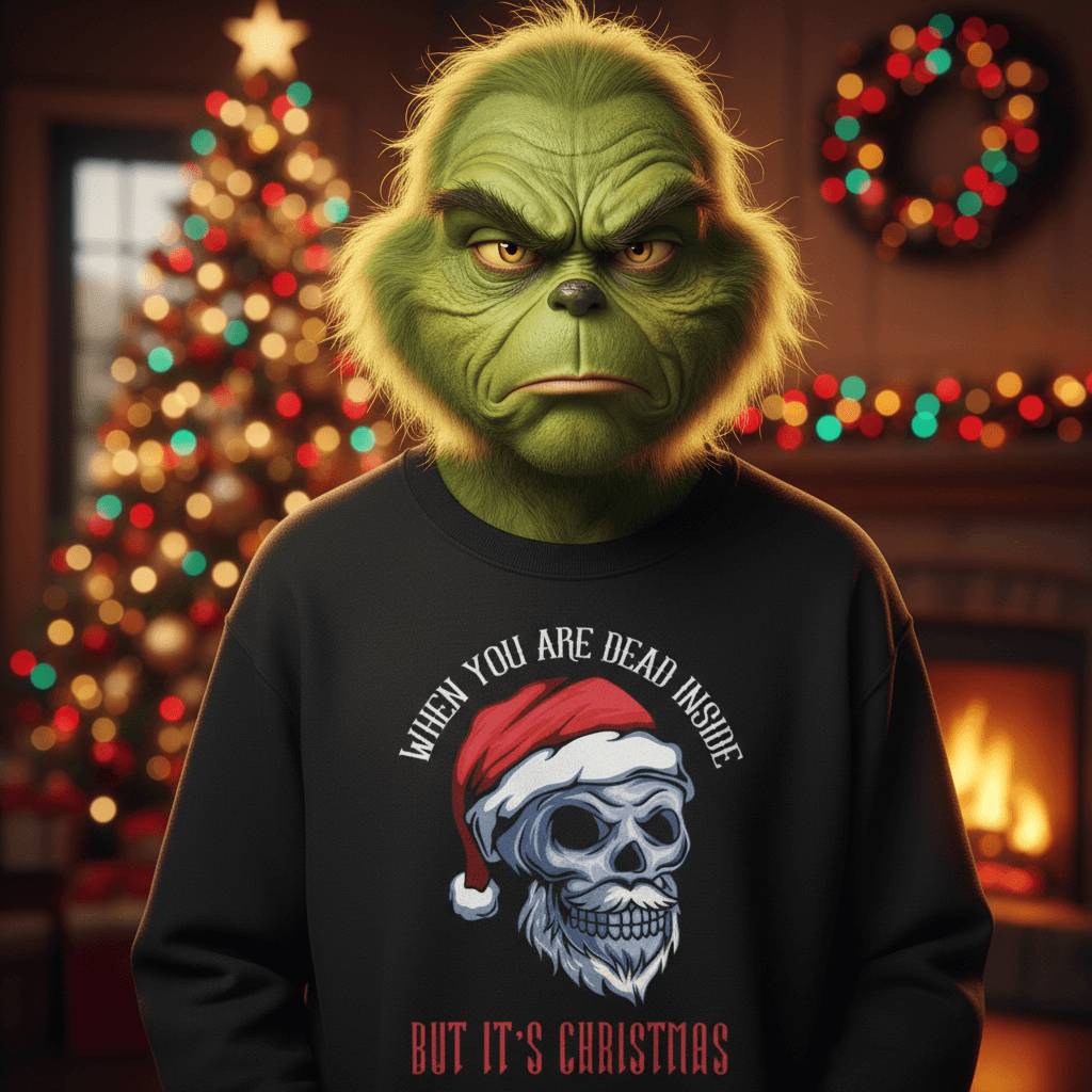 "Dead Inside, But It's Christmas" Sweatshirt