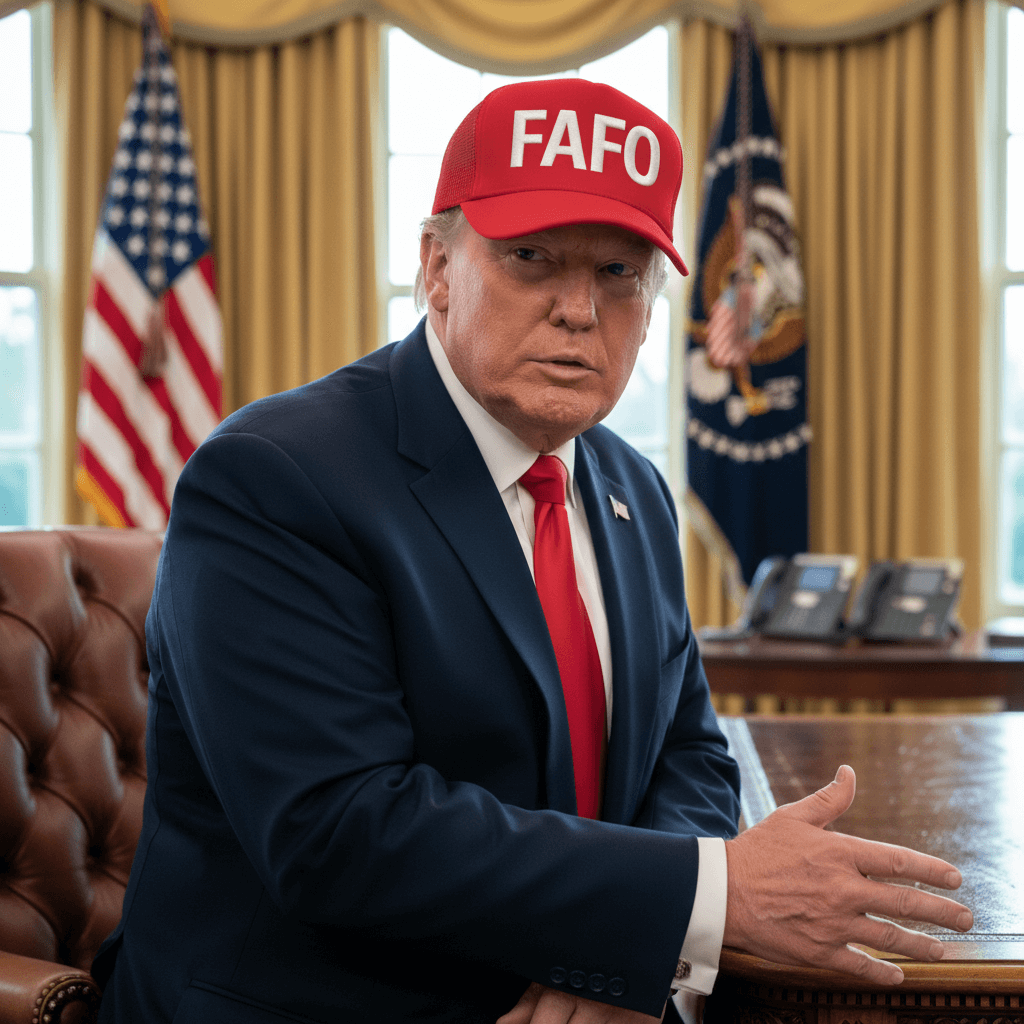 FAFO Snapback Trucker Hat