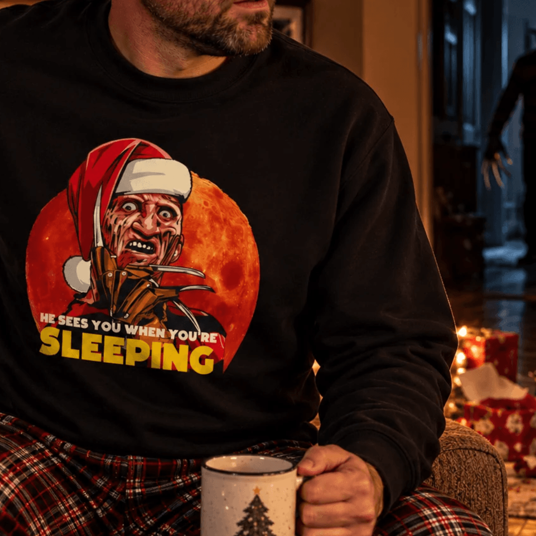 Freddy Krueger Christmas Sweatshirt - 4LibertyShop.com