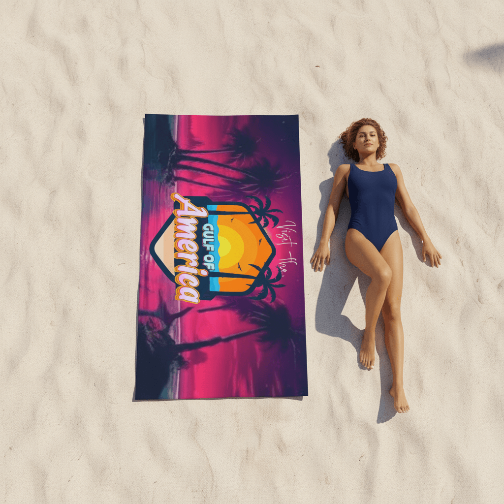 Gulf of America Beach Towel