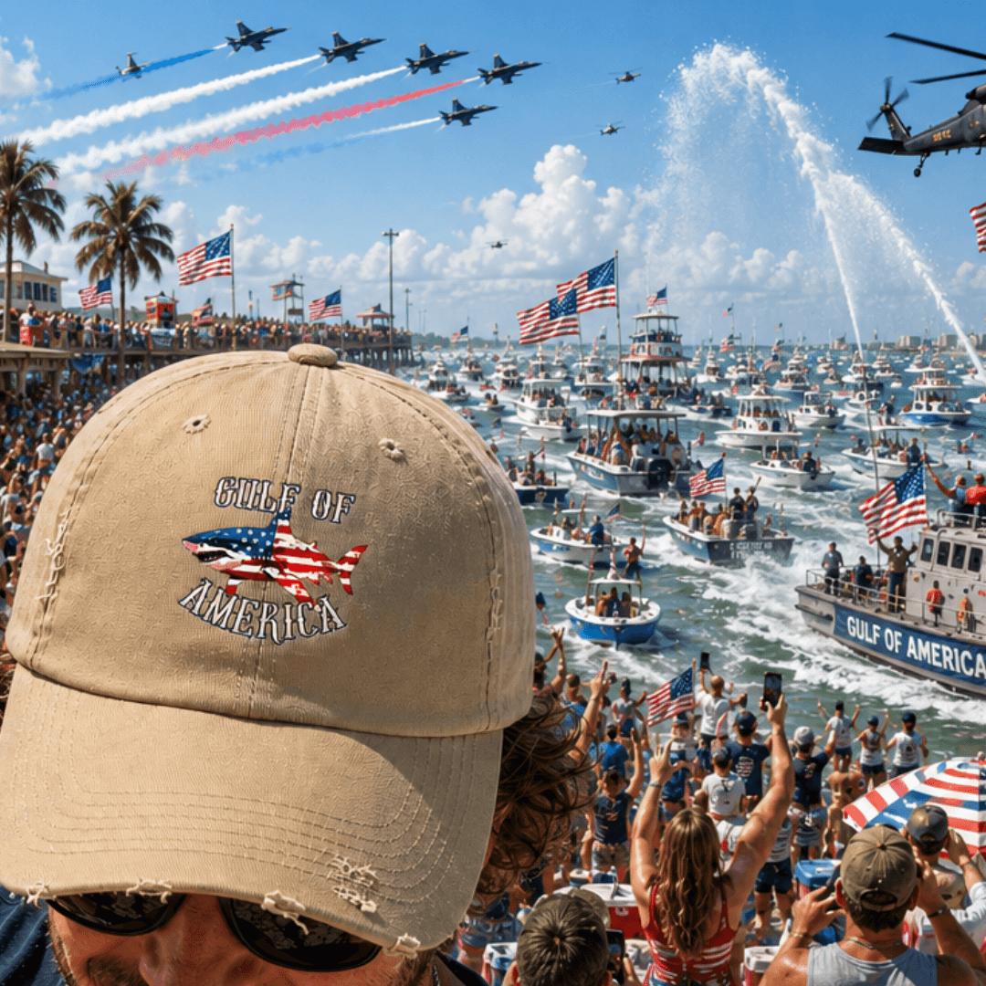 Gulf of America Shark Hat