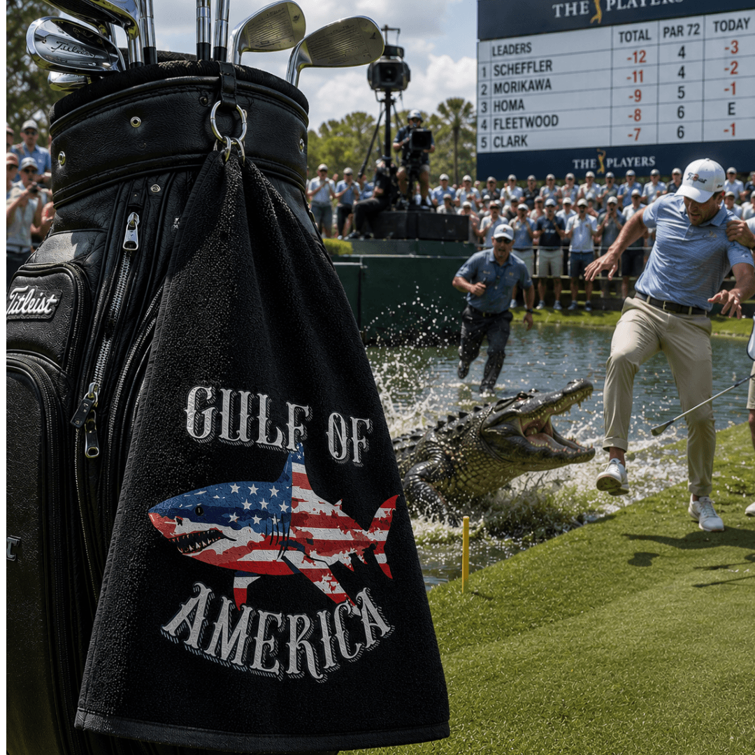 Gulf of America Shark Golf Towels