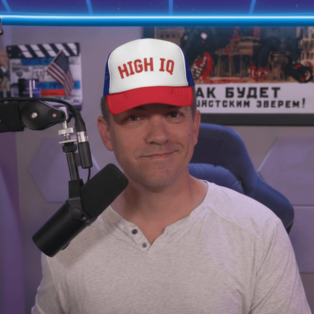 High IQ Trucker Cap — Funny Retro Mesh Hat