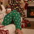 Thomas Jefferson Santa Hat Women's Pajama Pants - 4LibertyShop.com