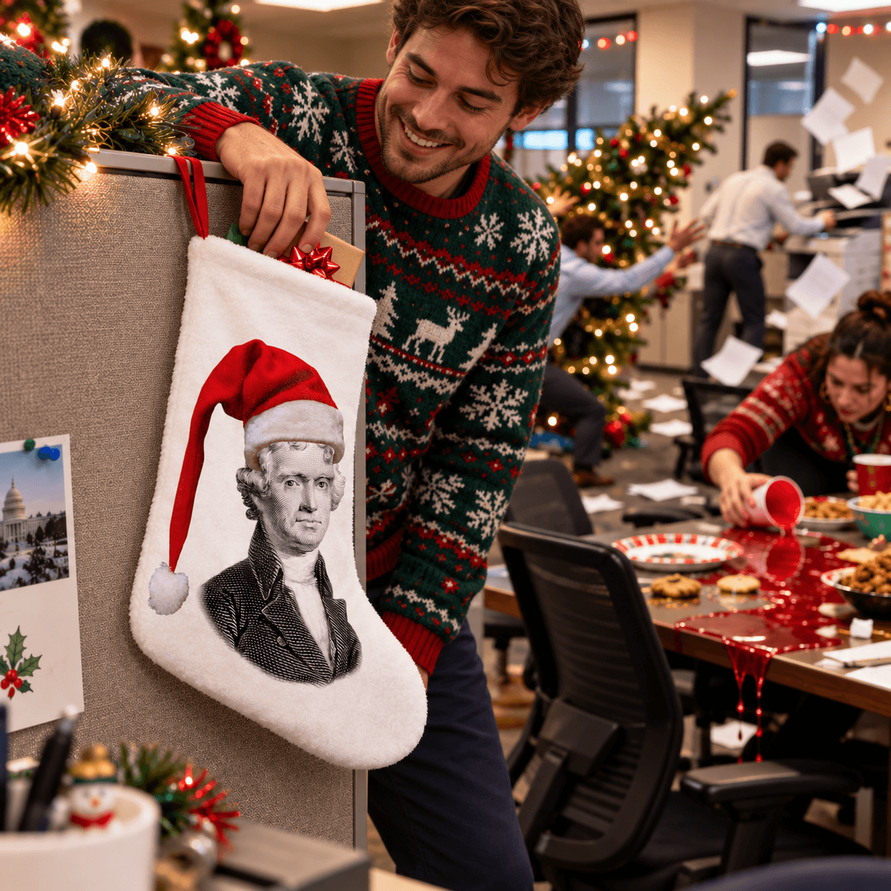Thomas Jefferson Christmas Stockings - 4LibertyShop.com