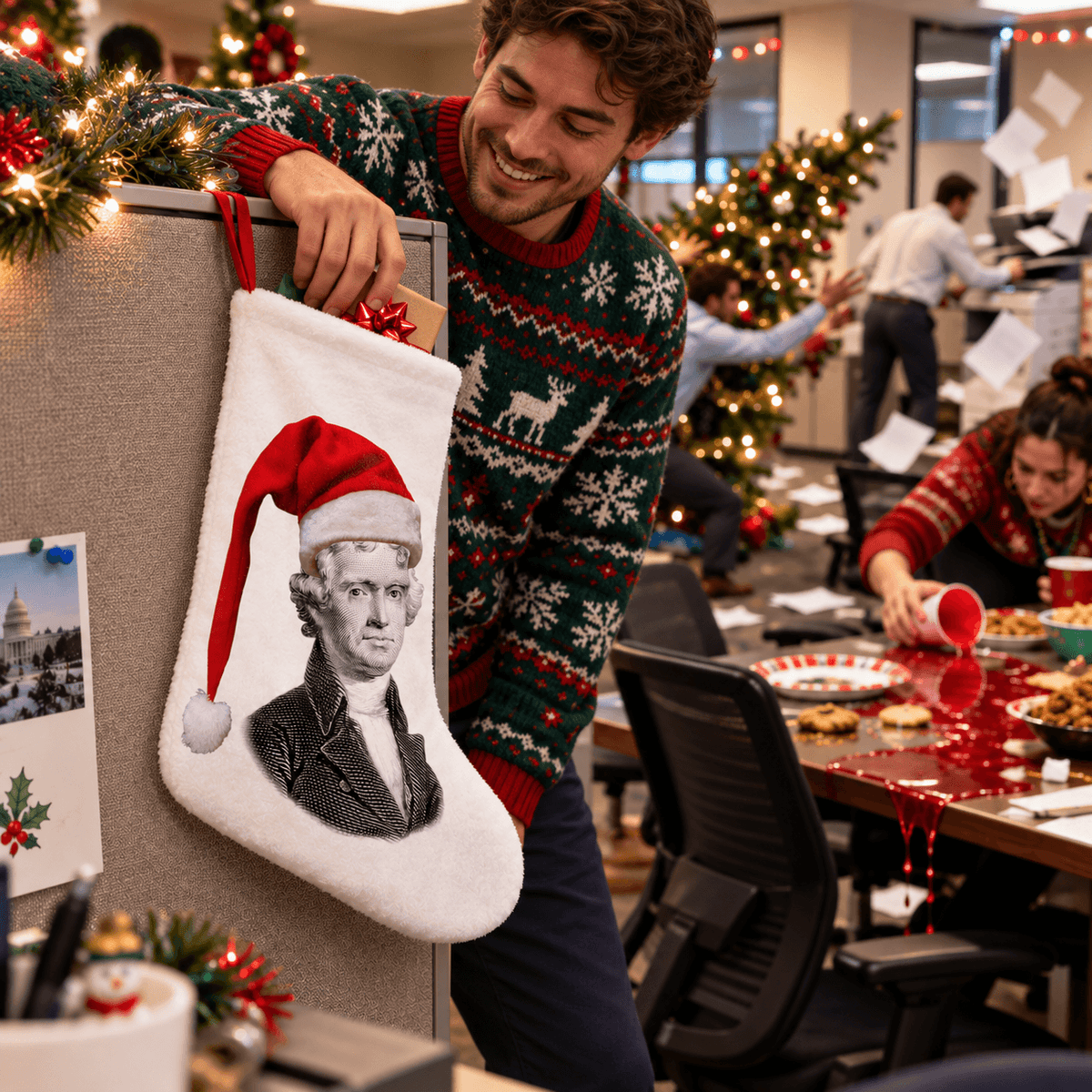 Thomas Jefferson Christmas Stockings - 4LibertyShop.com