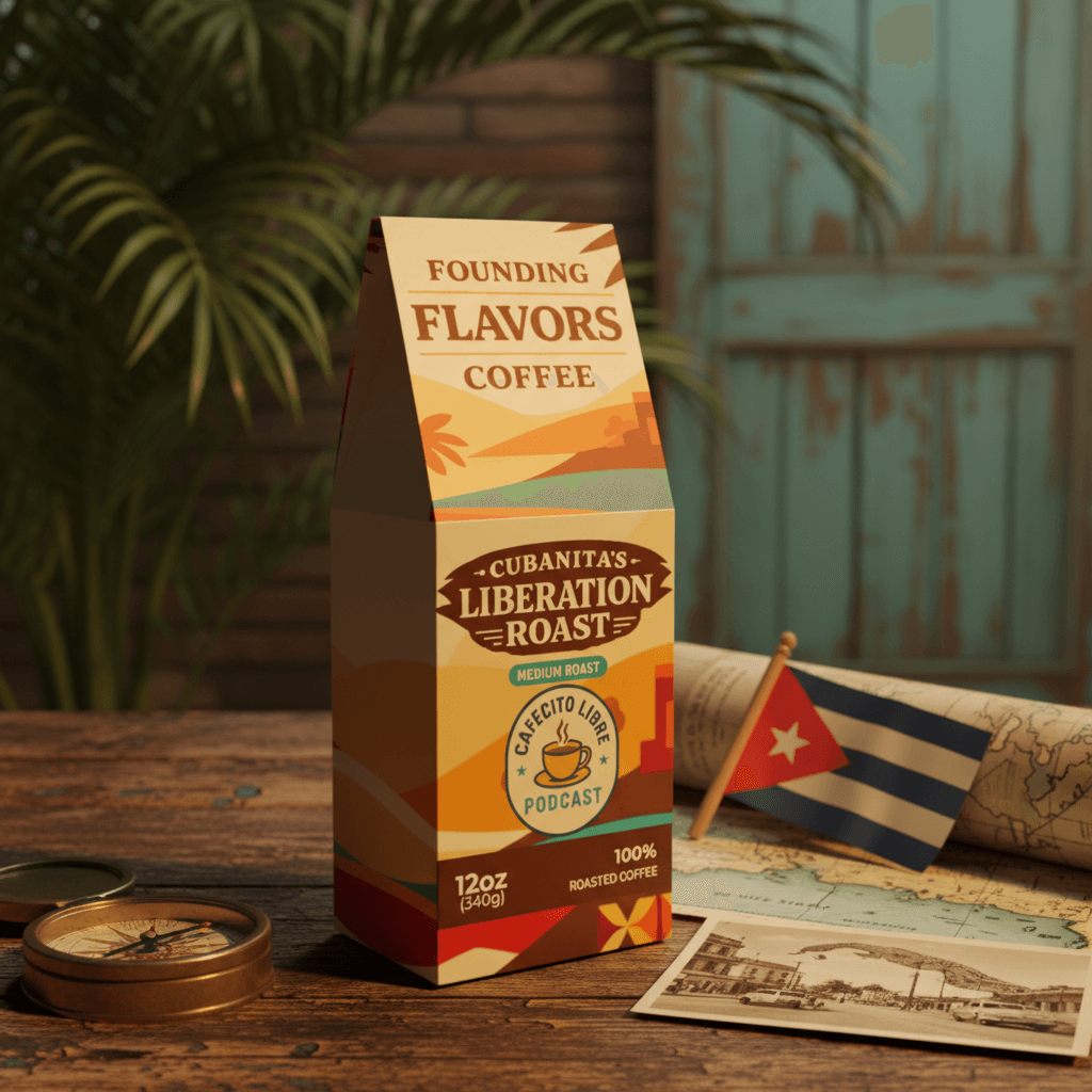 Cubanita's Liberation Roast - Founding Flavors Coffee - Cafecito Libre Podcast