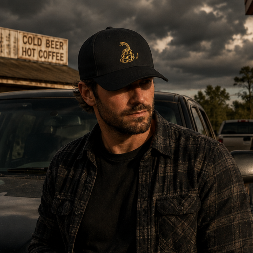 Embroidered Gadsden Dad Hat - 4LibertyShop.com