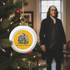 Christmas Gadsden Snake Ornament