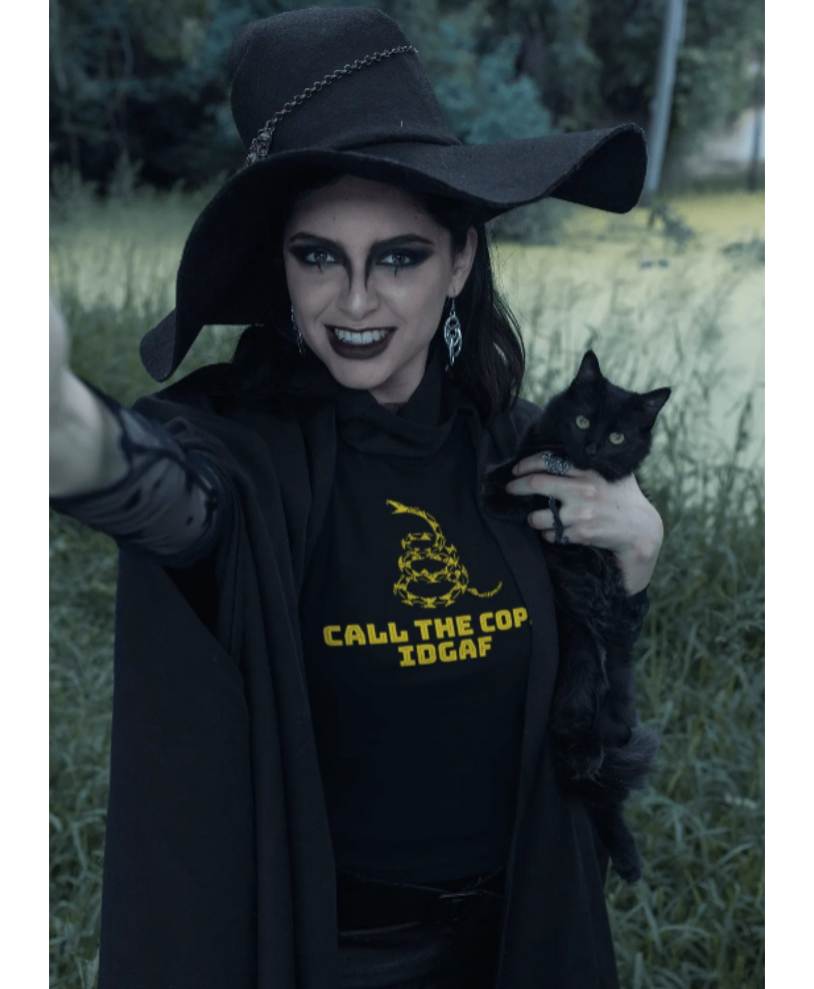Call The Cops IDGAF Unisex Tee - Gadsden Flag Shirt