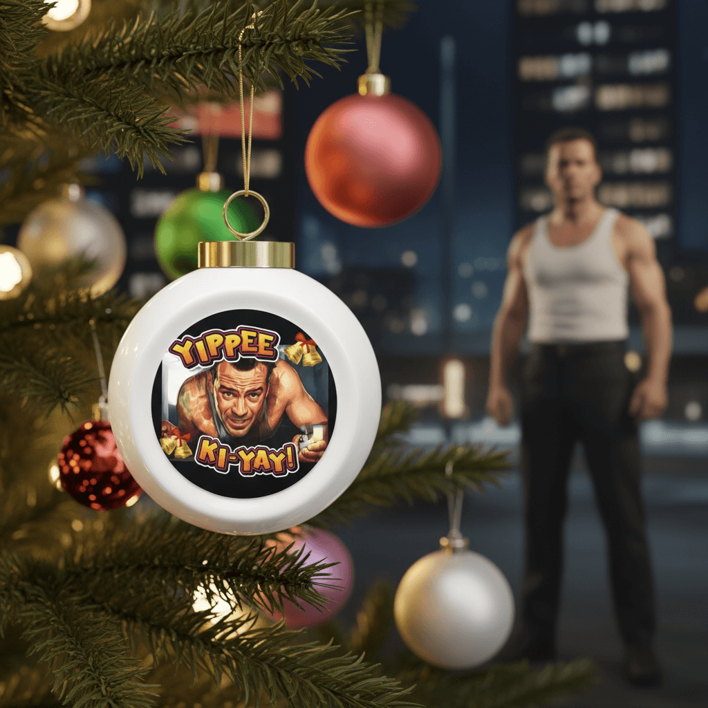 Yippee Ki-Yay Christmas Ornament