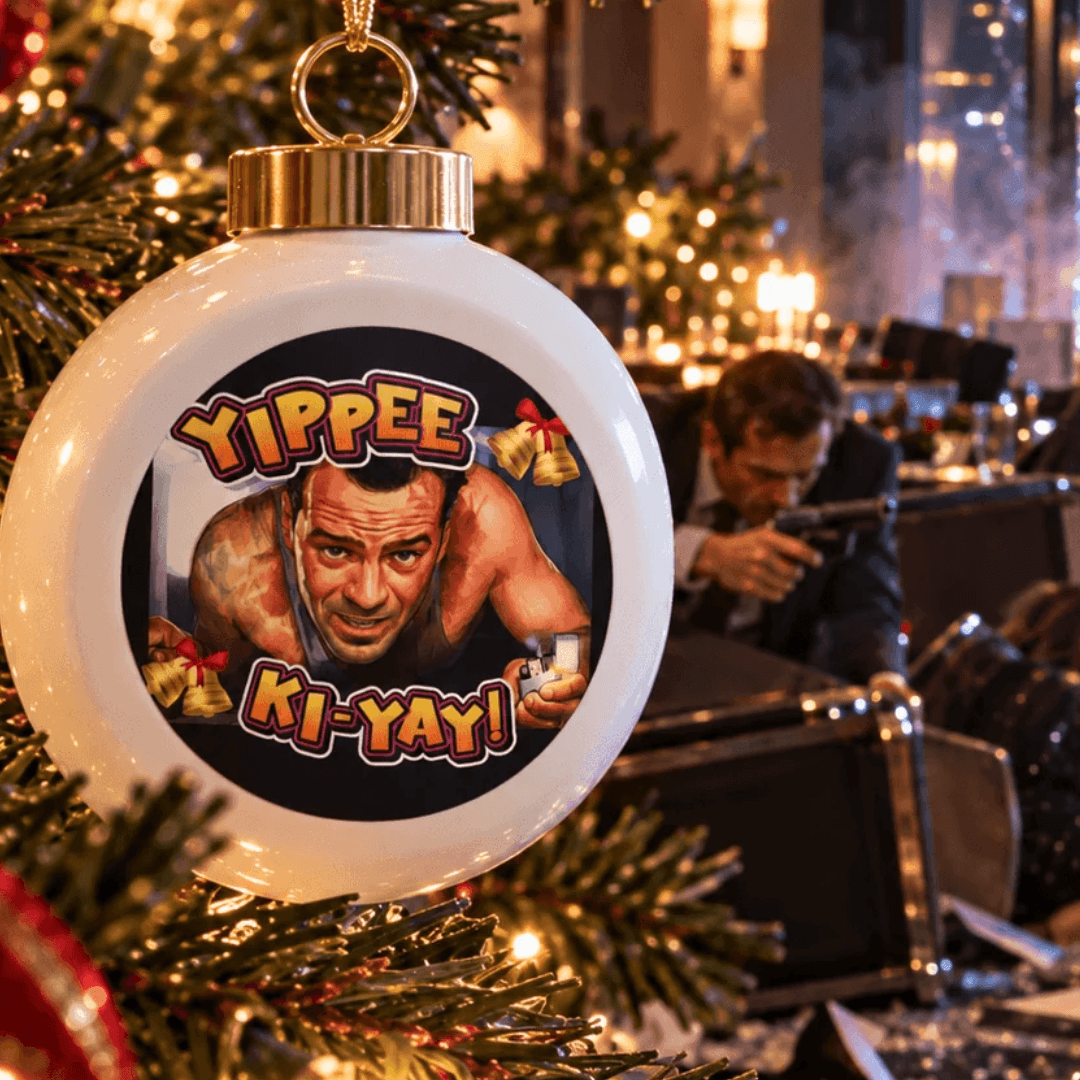 Yippee Ki-Yay Die Hard Christmas Ornament - 4LibertyShop.com
