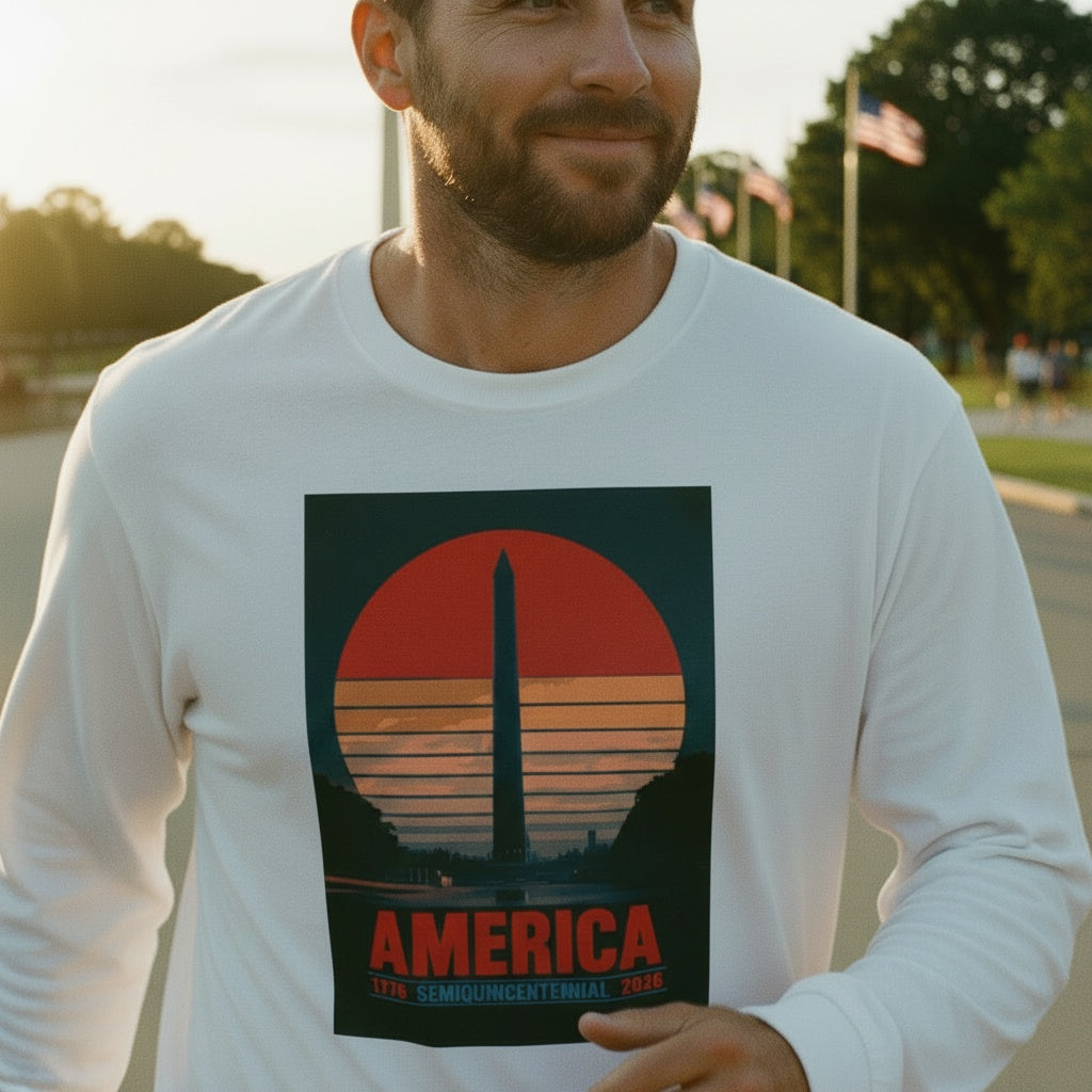 America 1776–2026 Semiquincentennial Long Sleeve T-Shirt