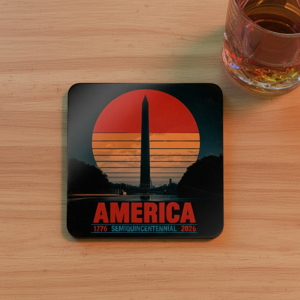 America 1776–2026 Semiquincentennial Coaster Set