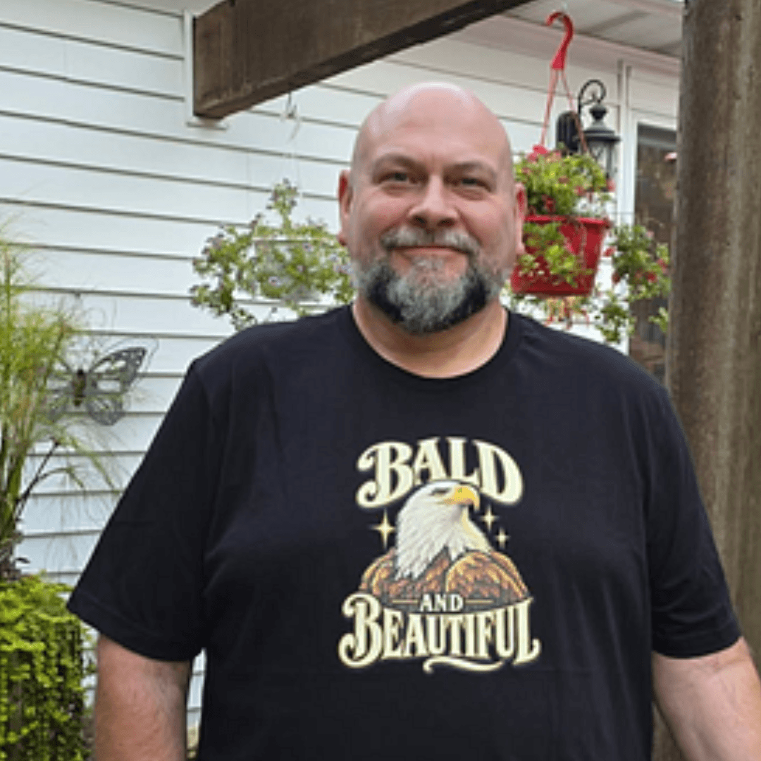 Bald and Beautiful Eagle T-Shirt - 4LibertyShop.com