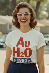 Au H2O 1964 Tee — Zoomed In