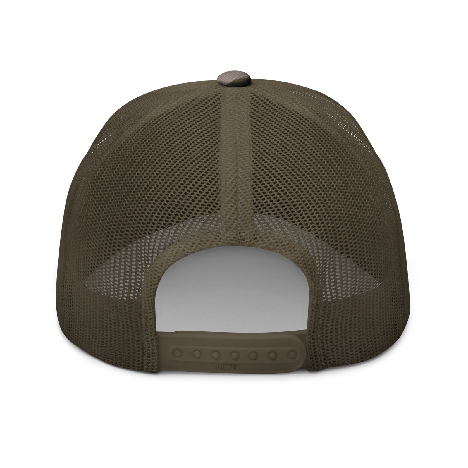 TRUMP Gadsden Snake Camo Trucker Hat – Don’t Tread on MAGA!